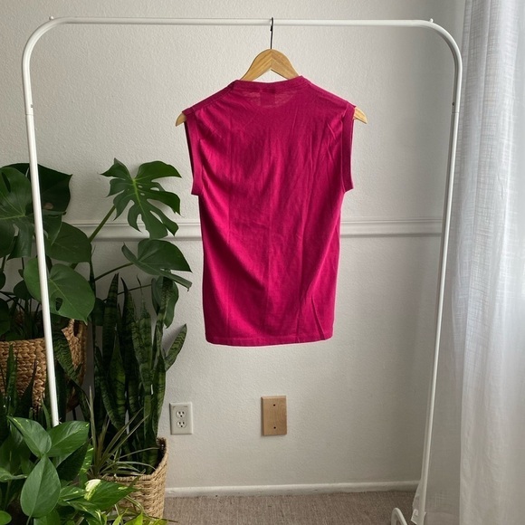 Vintage 80βs Pink  βBostonβ Graphic Top 80βs - Picture 5 of 5